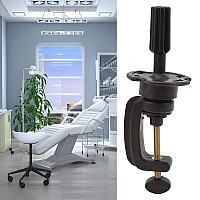 2 Pcs Wig Head Stands, Wig Mannequin Head Stand Height Adjustable Cosmetology Manikin Stand Holder Clamp Black