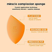 Real Techniques Miracle Complexion Sponge Concealer Sponge Duo Makeup Blending Sponges For Foundation Concealer Offers Lig