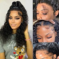 13X4 Deep Wave Lace Front Wigs Human Hair 100 Unprocessed Brazilian Virgin Human Hair Deep Curly Hd Lace Frontal Wet And Wavy W