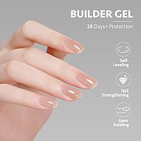 Gaoy Builder Gel For Nails 16Ml Nail Strengthener In A Bottle Nail Extension Hard Gel Soak Off Long Lasting Uv Gel 1729 Nude