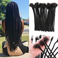 14 Inch Loc Extension Human Hair 60 Strands 04Cm Width 100 Full Handmade Permanent Loc Extension Human Hair For Womenmen Can