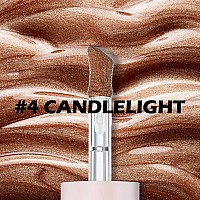 Erinde Liquid Highlighter Makeup Face Highlighter Bronzer Makeup Stick Natural Glossy Finish Lightweight Blendable Silky Smoo