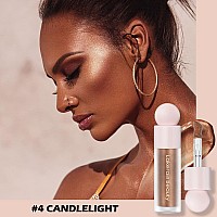 Erinde Liquid Highlighter Makeup Face Highlighter Bronzer Makeup Stick Natural Glossy Finish Lightweight Blendable Silky Smoo