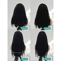 Ygqwd Curly Lace Front Wig Human Hair Deep Wave 13X4 Transparent Lace Frontal Wigs For Black Women Wet And Wavy Glueless Wigs Hu