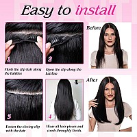 Clip In Hair Extensions Real Human Hair Straight Hair 100 Human Hair Extensions Brazilian Remy Human Hair Clip In Hair Extensio