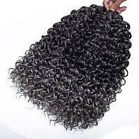 6 Packs Curly Crochet Hair For Women 18 Inch Gogo Curl Crochet Hair Ocean Wave Braiding Hair Water Wave Crochet Hair Synthetic B