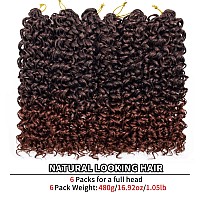 Curly Crochet Hair Water Wave Gogo Curl Crochet Hair Deep Wave Wavy Braids Beach Curl Crochet Hair For Women 18 Inchpack Of 6