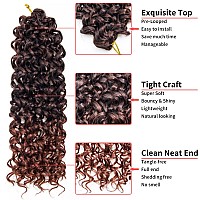 Curly Crochet Hair Water Wave Gogo Curl Crochet Hair Deep Wave Wavy Braids Beach Curl Crochet Hair For Women 18 Inchpack Of 6