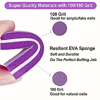 Nail Buffers 60 Pack Buffer Block Nail File For Acrylic Nails And Natural Nails 100180 Grit Small Nail Buffer Block Bulk Bu