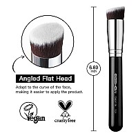 Flat Top Kabuki Foundation Brush Eigshow Premium Makeup Brush For Liquid Cream And Powder Blending Buffing Stippling Flaw