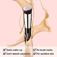 Flat Top Kabuki Foundation Brush Eigshow Premium Makeup Brush For Liquid Cream And Powder Blending Buffing Stippling Flaw