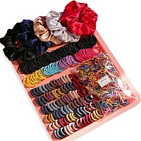 Hair Accessories Set Scrunchies Traceless Hair Ropes Ties Ponytail Holders Rubber Bands For Girls Women Baby And Kids