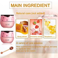 2 Pack Strawberry Lip Sleeping Maskplumping Lip Hydrating Bee Lip Balm Honey Pot Propolis Moisturizing Lip Balm With Sticklip