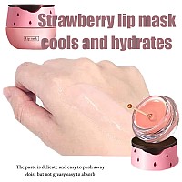 2 Pack Strawberry Lip Sleeping Maskplumping Lip Hydrating Bee Lip Balm Honey Pot Propolis Moisturizing Lip Balm With Sticklip