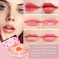 Strawberry Lip Sleeping Mask Plumping Lip Hydrating Bee Lip Balm Honey Pot Propolis Moisturizing Lip Balm With Stick Lip Exfolia