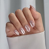 Btartboxnails Cat Eye Xcoattips Soft Gel Almond Nail Tips Glitter Press On Nails Extra Shortacrylic Fake Nails Glue On Nails