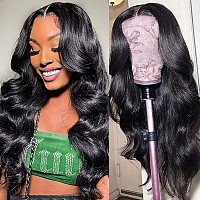 Shefleek 250 Density Body Wave 5X5 Hd Lace Closure Wigs Transparent Pre Cut Lace Glueless Wig Unprocessed Human Hair Wigs Pre P