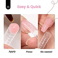 Beetles Gel Polish Nails Extension Kit With U V Light 6 Colors Builder Gel Nail Polish Fall Nude Clear Pink All In One Starter K