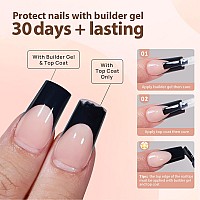 Btartboxnails Xcoattips French Gel Nails French Tip Press On Nails Halloween Black Press On Nails Soft Gel Coffin Nails Tips