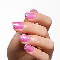 Imtiti Gel Nail Polish Sheer Glitter Purple 3 In 1 One Step Color Soak Off Uv Led Spring Summer Art Starter Manicure Salon Diy A