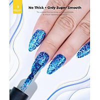 Burano Glitter Gel Nail Polish Led Uv Nail Gel Shimmer Holographic Effect Soak Off Gel Curing Required No Chip Gel Polish Spar