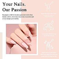 Beautpal Nude Gel Nail Polish Set 10 Colors Neutral Pink Blush Nude Glitter Gel Polish All Seasons Skin Tones Soak Off Manicure