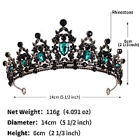 Shulashop Wedding Tiara For Women,Queen Crown And Tiaras Princess Crown For Women, Uniform Size, Metal