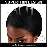 Hd Wig Caps Super Thin Fandamei 4Pcs Ultra Thin Wig Caps Black Nylon Wig Cap For Women Stretchy Natural Transparent Hd Wig Ca