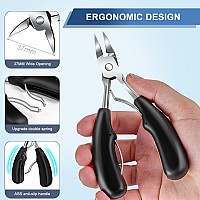 Upgrade Toenail Clippers For Seniors Thick Toenails Nail Clippers For Men Thick Nails With Wide Opening Professional Extra Lar