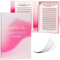 Llba Lashfolio Narrow Promade Fans Handmade Volume Eyelashes Multi Selections 5D10D C Cc D Curl Thickness 003007Mm