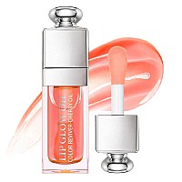 Unyoke Hydrating Lip Glow Oil Lip Oil Gloss Transparent Toot Tinted Nourishing Long Lasting Repairing Lightening Lip Lines Pin