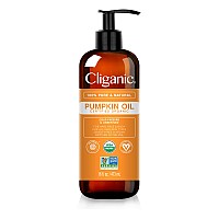 Cliganic Organic Pumpkin Seed Oil 100 Pure For Face Hair Natural Cold Pressed Unrefined