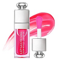 Unyoke Hydrating Lip Glow Oil Lip Oil Gloss Transparent Toot Tinted Nourishing Long Lasting Repairing Lightening Lip Lines Che