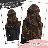 Fshine Genius Weft Real Human Hair Sew In Hair Extensions Color2 Dark Brown Human Hair Genius Weft 18 Inch 50 Gram Brown Hair B