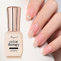 Shoyum Sheer Jelly Nude Gel Nail Polish 1 Pcs 15Ml Neutral Transparent Gel Polish Color Soak Off Led Salon Diy At Home Gel Nai