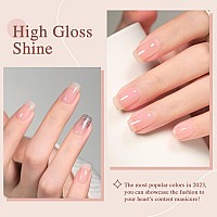 Shoyum Sheer Jelly Nude Gel Nail Polish 1 Pcs 15Ml Neutral Transparent Gel Polish Color Soak Off Led Salon Diy At Home Gel Nai