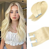 Tape In Hair Extensions Human Hair 100 Real Remy Human Hair Extensions Seamless Straight Hair Extensions Real Human Hair Tape I