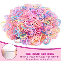 Colorful Mini Rubber Bands With Topsy Tail Styling Tools Elastic Hair Ties Hair Cutter And Hair Accessories For Baby Girls A