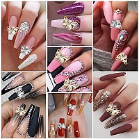 Juome Nail Charms 30 Pcs Butterfly Nail Charms 3D Butterflies Shape Charms For Nail Gems And Rhinestones Nail Art Decorations