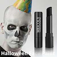 Meicoly Clown Black Face Body Paint Sticksafe Eye Black Stick Sporting Face Paint For Adults And Kids Professional Black Face