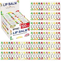 Dmsky 120 Pack Lip Balm Lip Balm Bulk With Vitamin E And Coconut Oil Moisturizing Lip Balm For Dry Lips Stocking Stuffers For