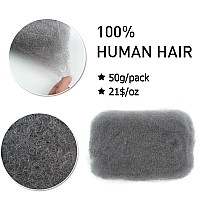 Fashion Idol Afro Kinkys Bulk Human Hair For Dreadlock Extensions Loc Repair Braiding Twist Afro Kinky Human Hair For Locs 1 Pac