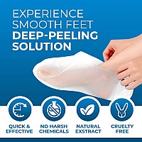 Live Wild Beauty Patchrx Foot Peel Mask Foot Mask That Moisturizes Dry Cracked Feet Foot Peel For Soft Foot Exfoliator For Cal