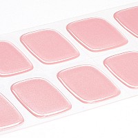 Danni Toni Semi Cured Gel Toenail Strips Pink Diamond Blush Mirror Gel Toenail Stickers Toenail Polish Strips 37 Stickers