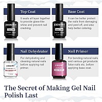 Jodsone 4 Bottles Of 15 Capacities Of Nail Dehydrator Nail Primer Base Top Coat Long Lasting And Easy To Apply Large Bottle