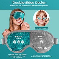 Cooling Eye Mask Ice Face Mask Gel Beads Hot Cold Compress Reusable Ice Face Eye Mask Under Eye Patches Ice Pack Set Cold