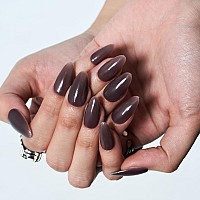 Press On Nails Short Almond Halloween Glamermaid Handmade Sheer Ombre Jelly Black Jelly Gel Glue On Nails Medium Almond Reusabl