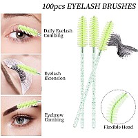 300 Pcssets Eyelash Extension Supplies Disposable Micro Swab Brush Match Eyebrow Spoolie Lip Brush Mascara Wand Applicator Masc