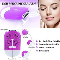 Aremod Eyelash Shampoo For Lash Extensionlash Cleaning Kit With Usb Lash Fan60Ml Lash Moussemascara Brushnose Blackhead Faci