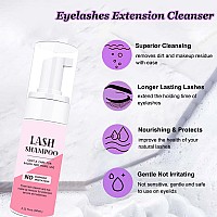 Aremod Eyelash Shampoo For Lash Extensionlash Cleaning Kit With Usb Lash Fan60Ml Lash Moussemascara Brushnose Blackhead Faci